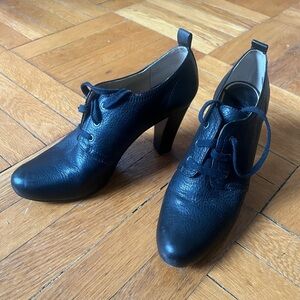 Frye lace up booties